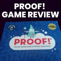 box of proof math game with text 