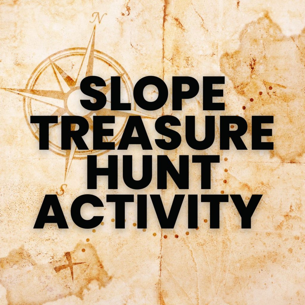 slope treasure hunt activity 