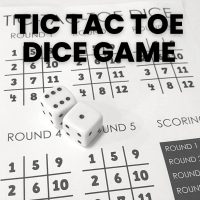 tic tac toe dice game