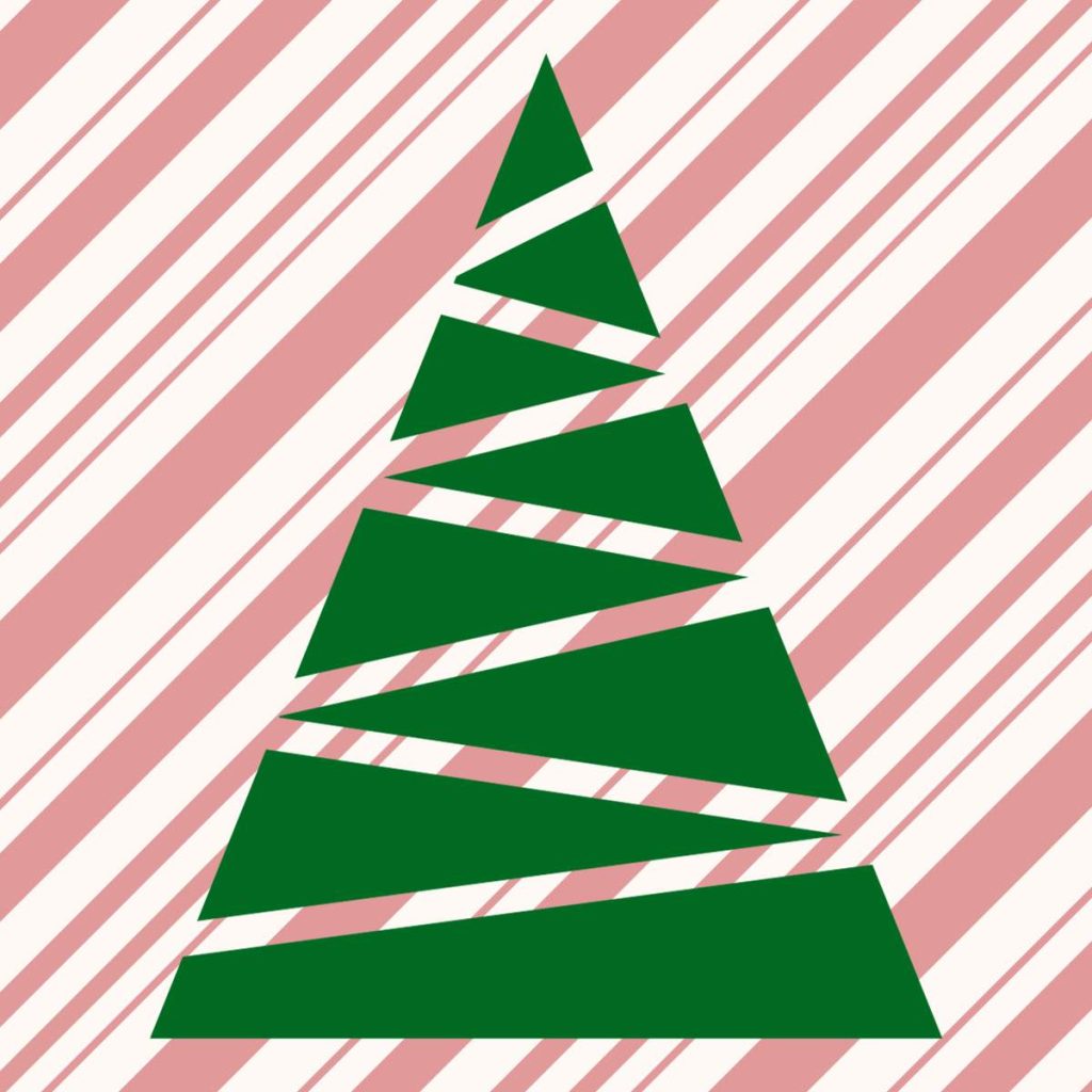 triangular christmas tree 