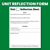 unit reflection form