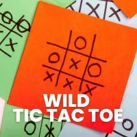 post it note with tic tac toe game on it with text 