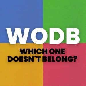 wodb which one doesn't belong?