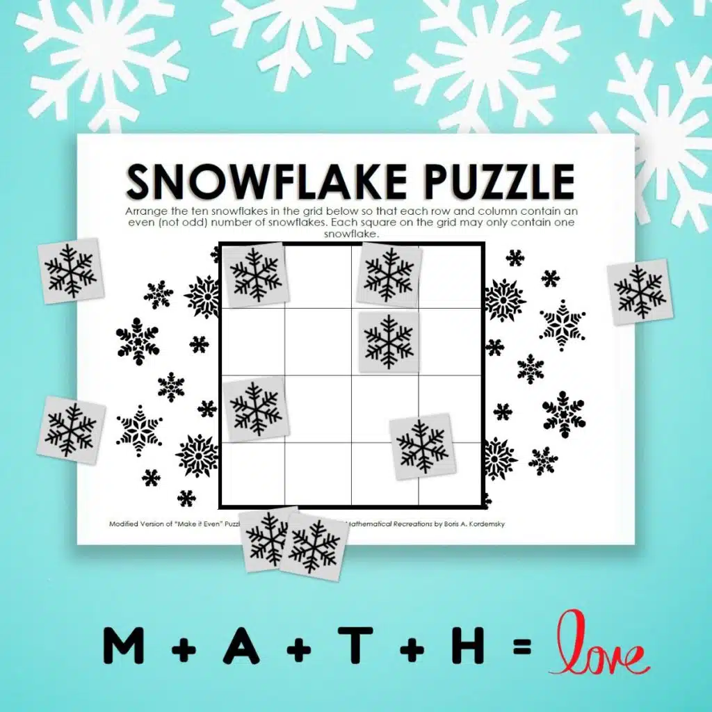 snowflake puzzle