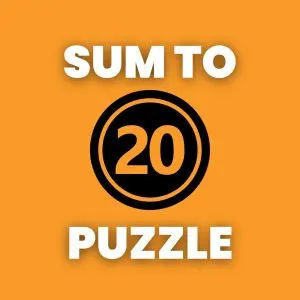 sum to 20 puzzle