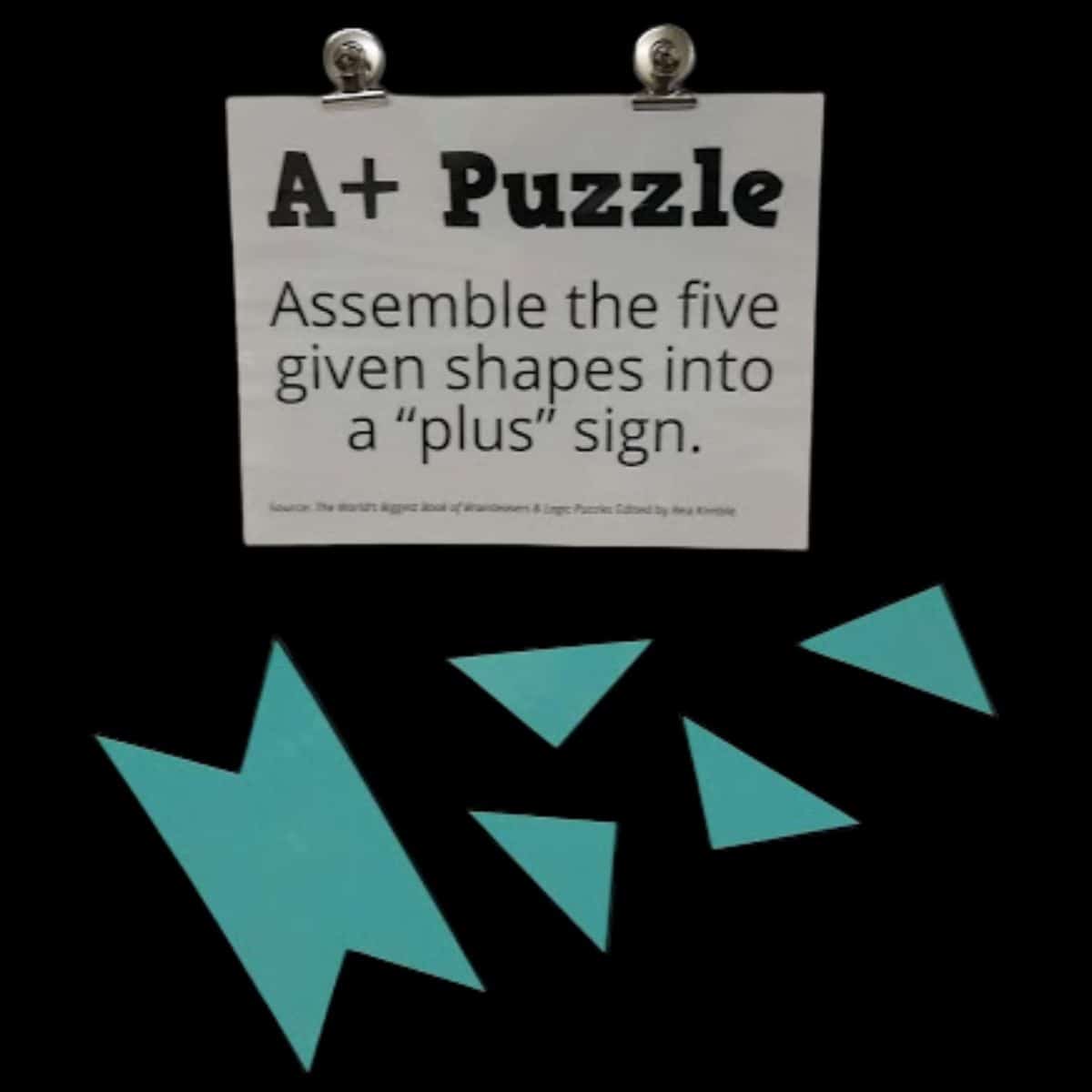 a plus puzzle