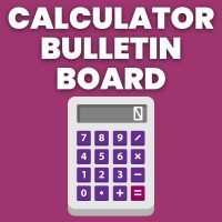 calculator clipart image with text 