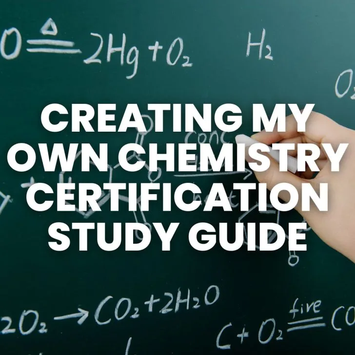 chemistry certification study guide