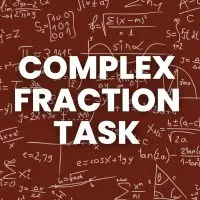 complex fraction task