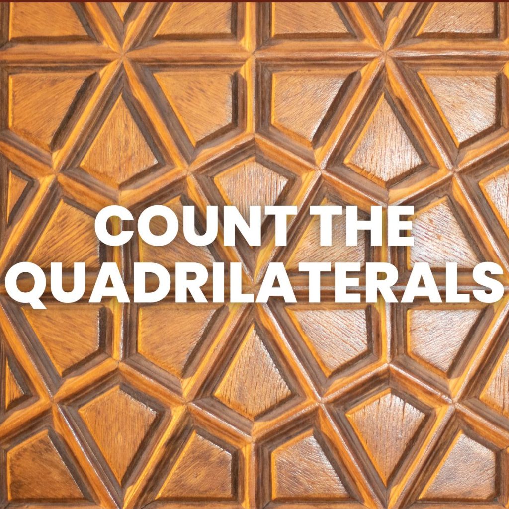 count the quadrilaterals