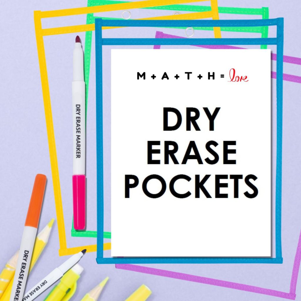 dry erase pockets 