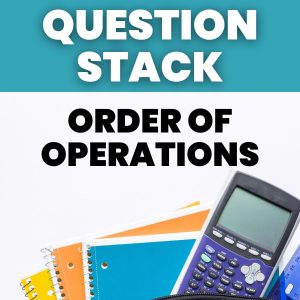 order of operations question stack activity