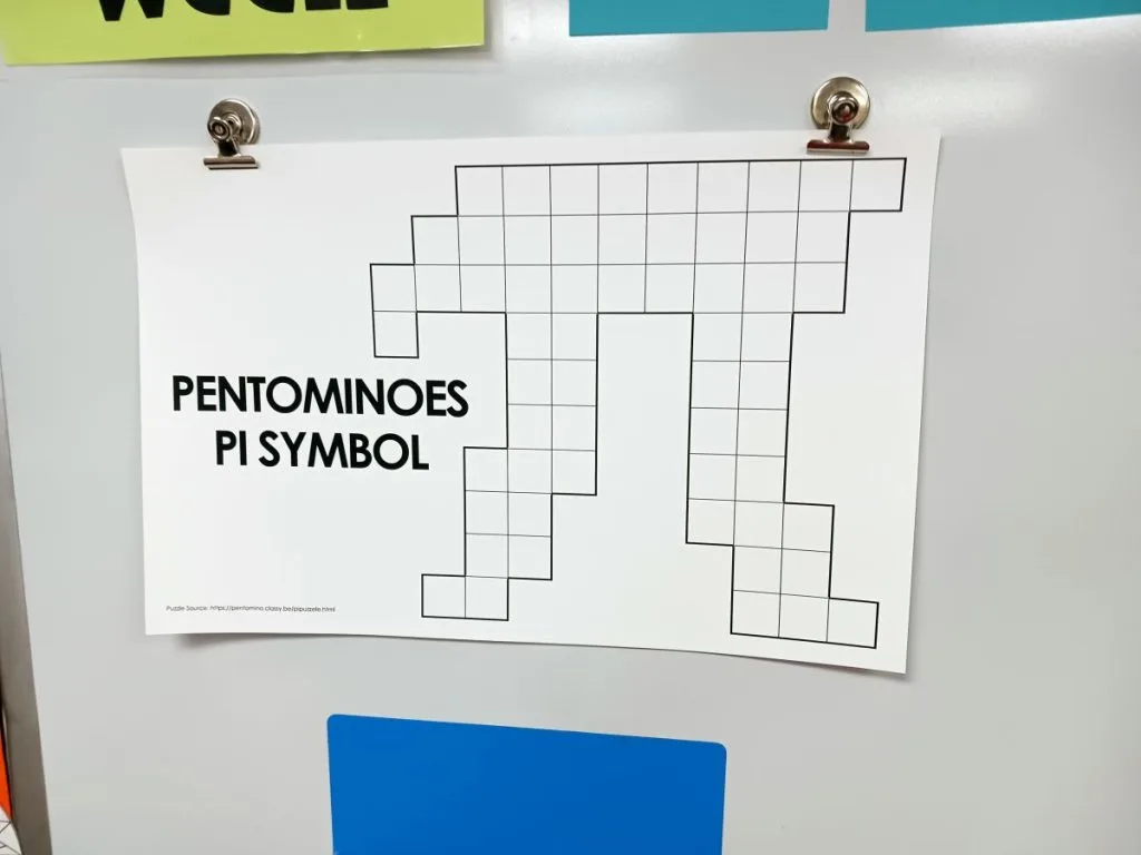 pi day pentominoes puzzle