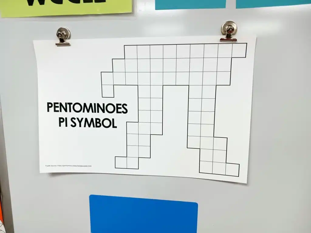 pi day pentominoes puzzle