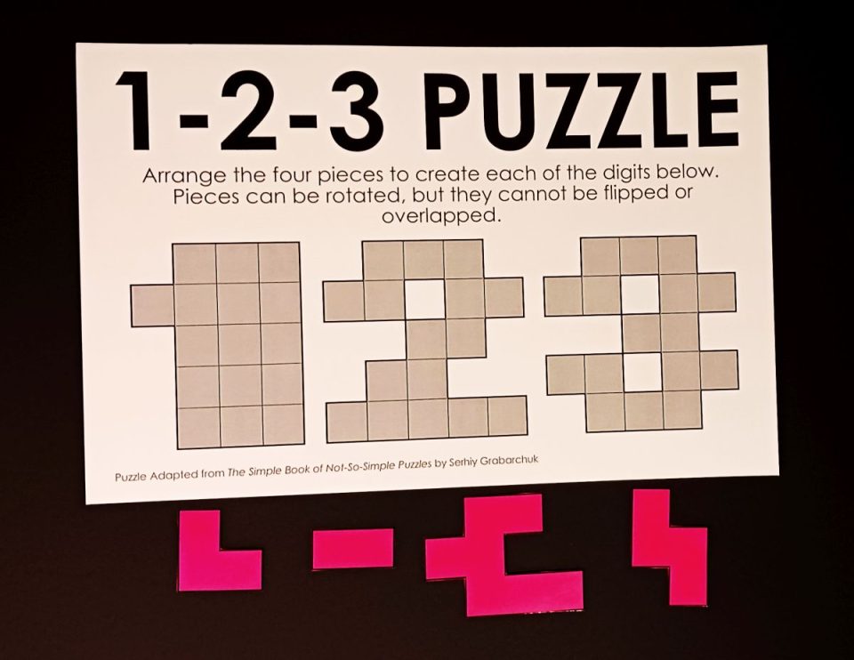 1-2-3 Puzzle | Math = Love