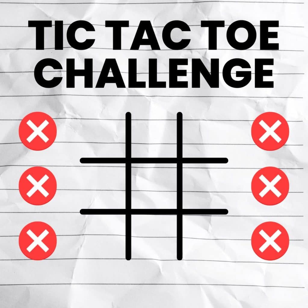 tic tac toe challenge puzzle 