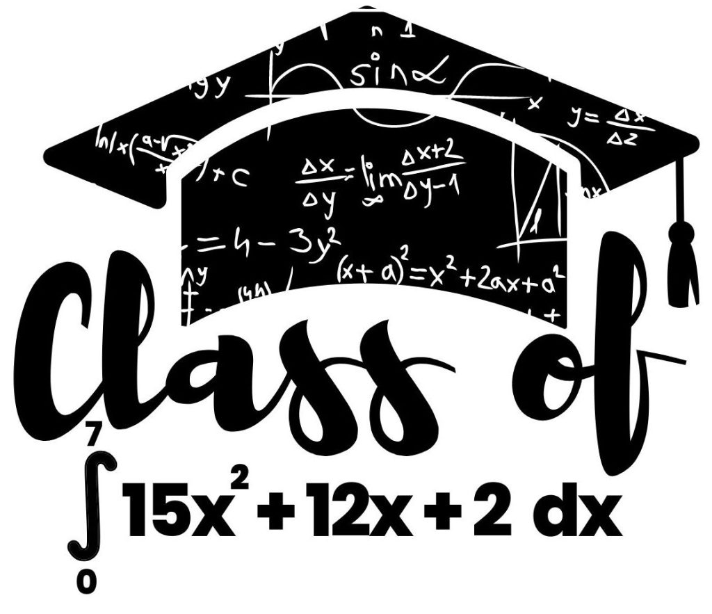Class of 2023 Math SVG File with Calculus Integral Equation for 2023 