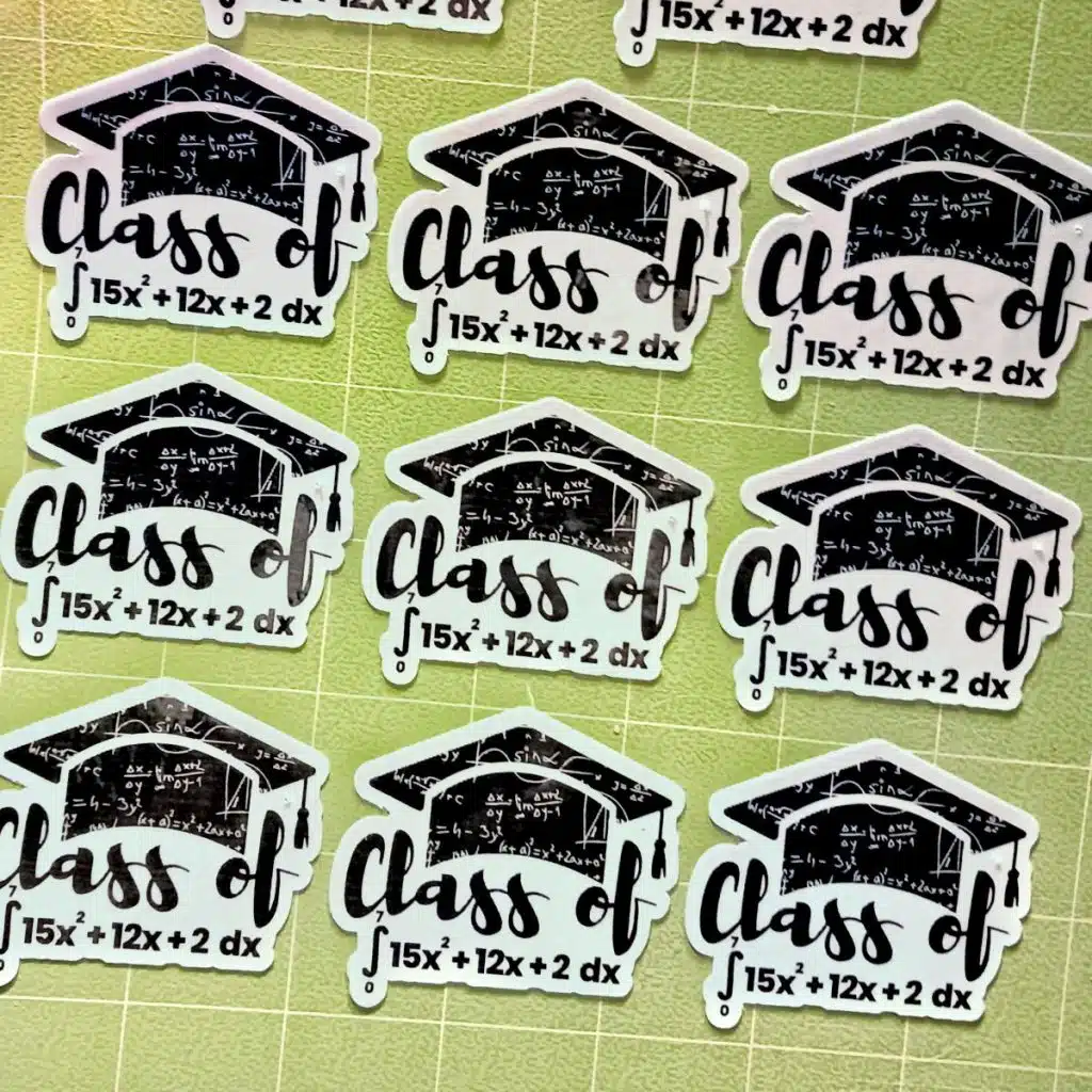 AP Calculus Graduating Class Stickers. 