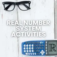 glasses and graphing calculator with text 