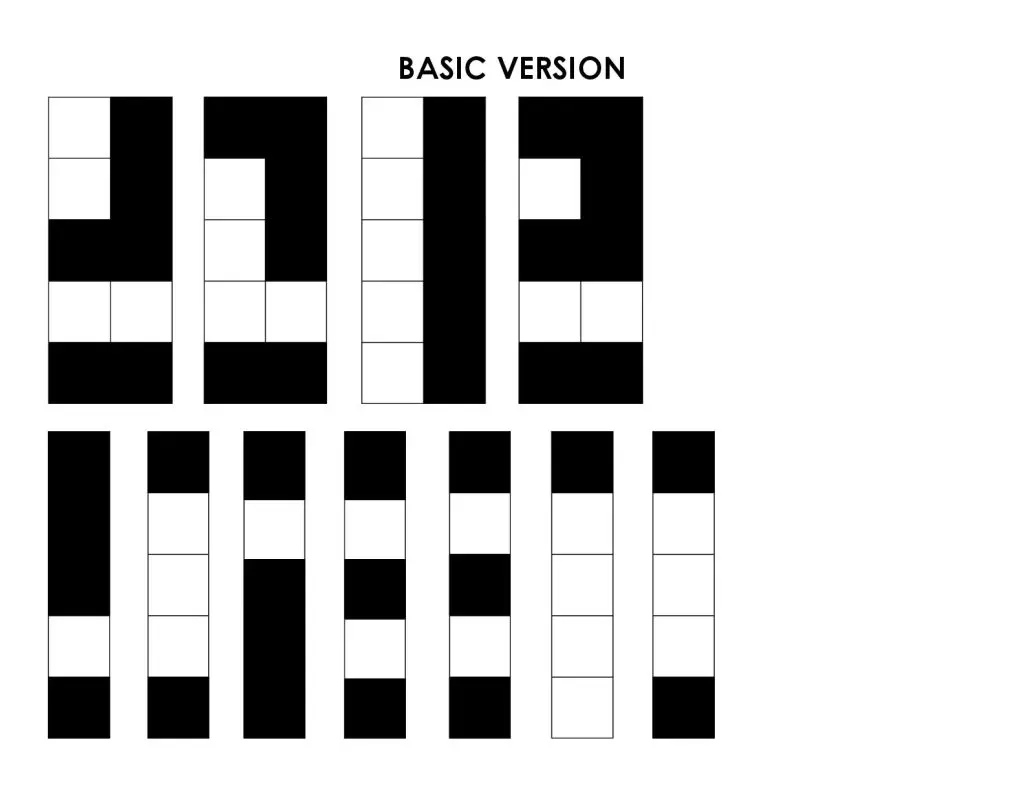 basic version pieces for 2024 puzzle 