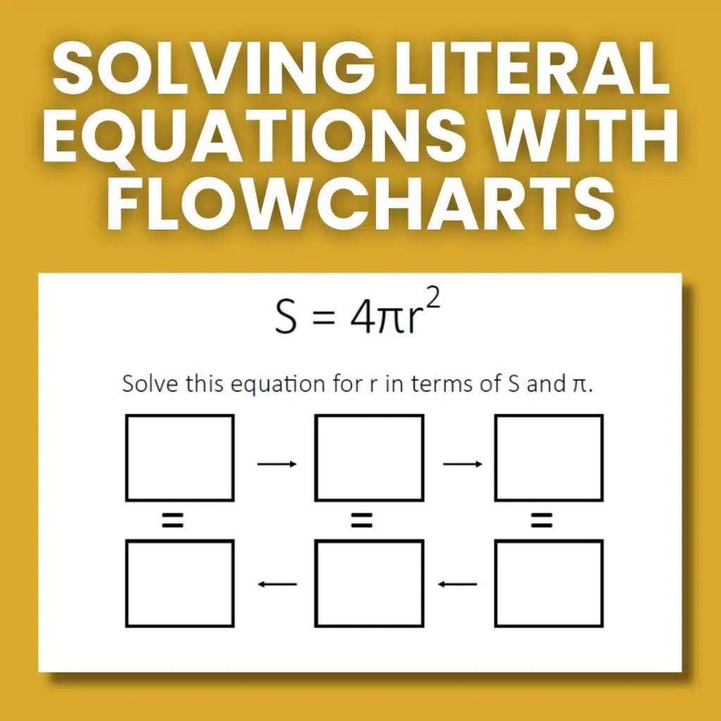 Solving Literal Equations Activities 10 Free Ideas Solving Literal Equations Activities 10 Free Ideas