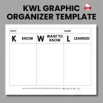 kwl graphic organizer template.