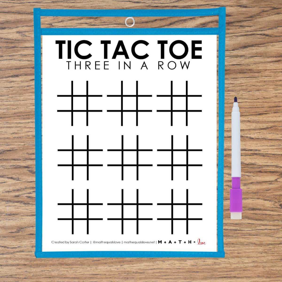 Tic Tac Toe Board Printable (Free PDF Templates) Tic Tac Toe Board Printable (Free PDF Templates)