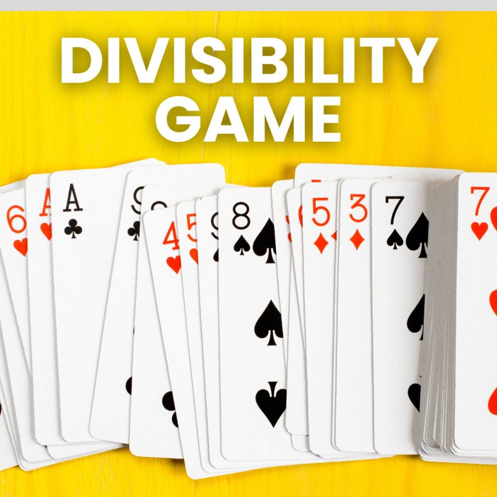 Divisibility Rules Card Game. 