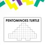 pentominoes turtle puzzle.