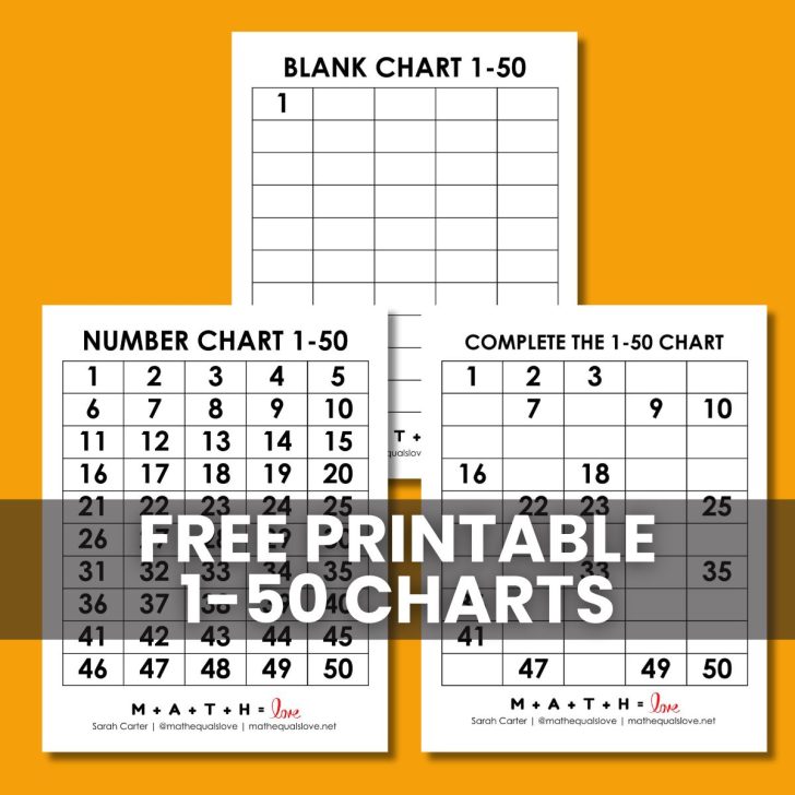 1-50 number chart pdf.