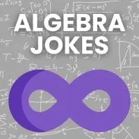 algebra jokes and puns with infinity symbol clipart.