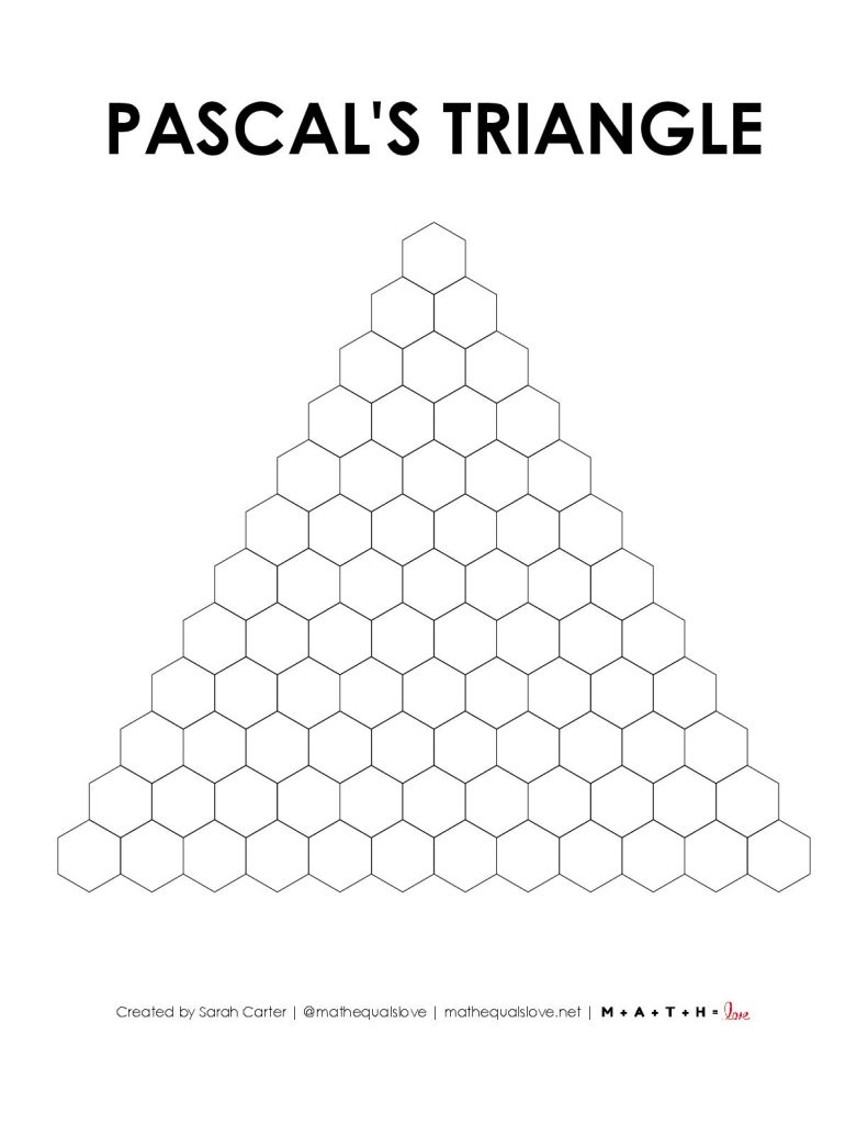 blank pascals triangle template with 12 rows pdf. 