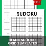 blank sudoku templates.