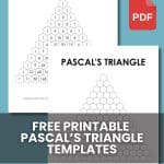 pascal's triangle templates.
