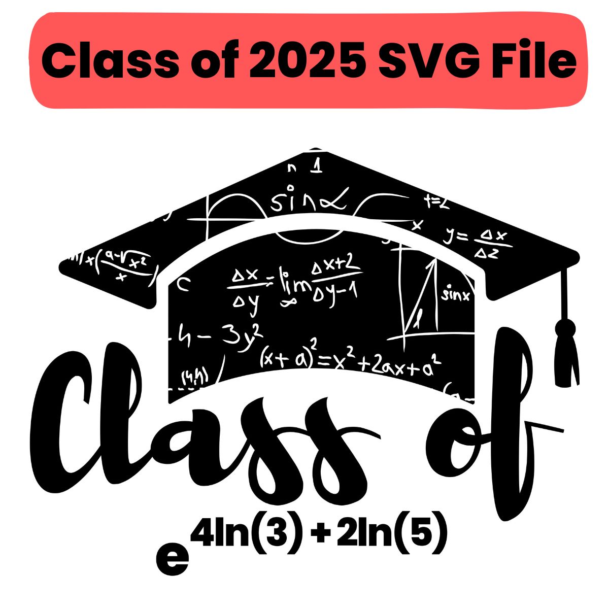 Precalculus Graduation Sticker Class of 2025