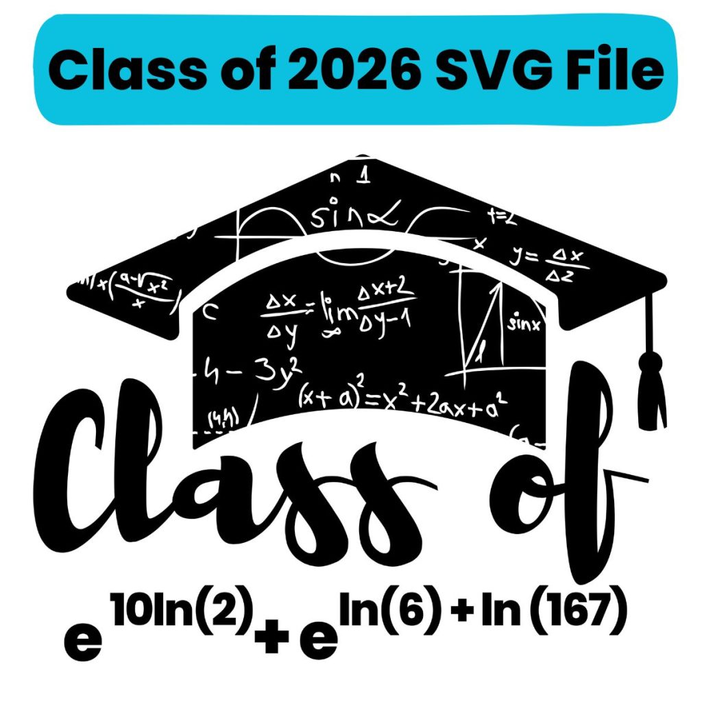 Precalculus Graduation Sticker Class of 2026. 