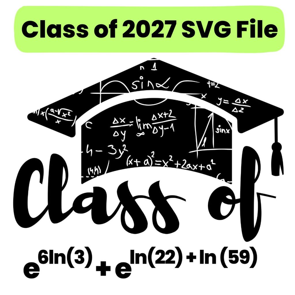 Precalculus Graduation Sticker Class of 2027. 