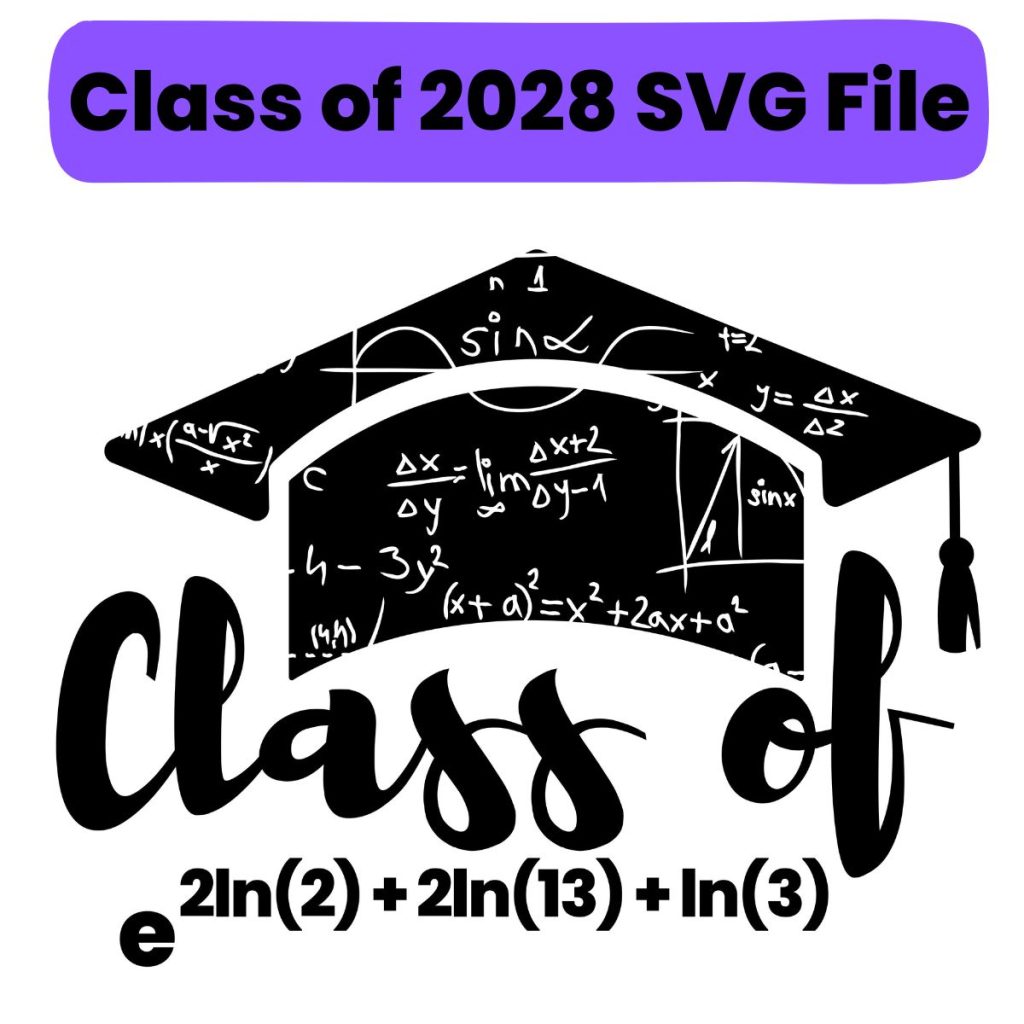 Precalculus Graduation Sticker Class of 2028. 