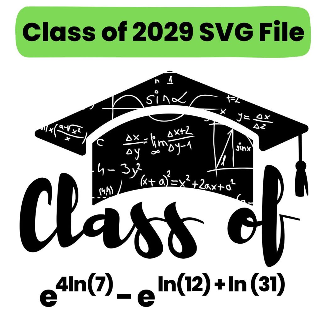 Precalculus Graduation Sticker Class of 2029. 