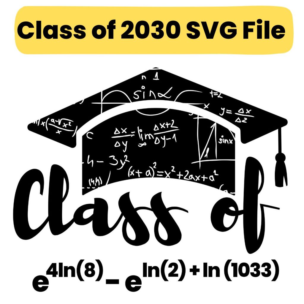 Precalculus Graduation Sticker Class of 2030. 