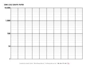 Semi-Log Graph Paper (Free Printable PDF Download)