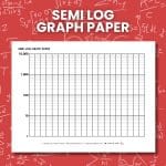 Semi-Log Graph Paper (Free Printable PDF Download)