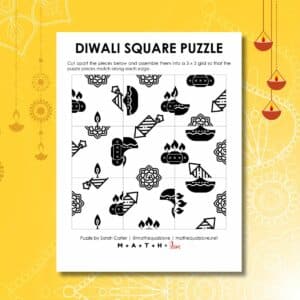 Free Printable Diwali Puzzle.