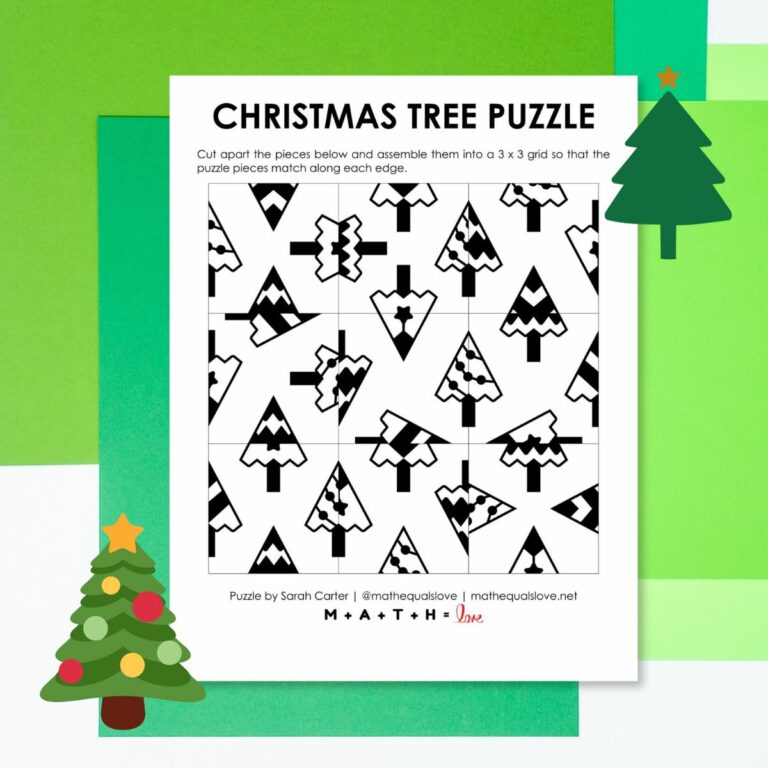 Christmas Tree Logic Puzzle.