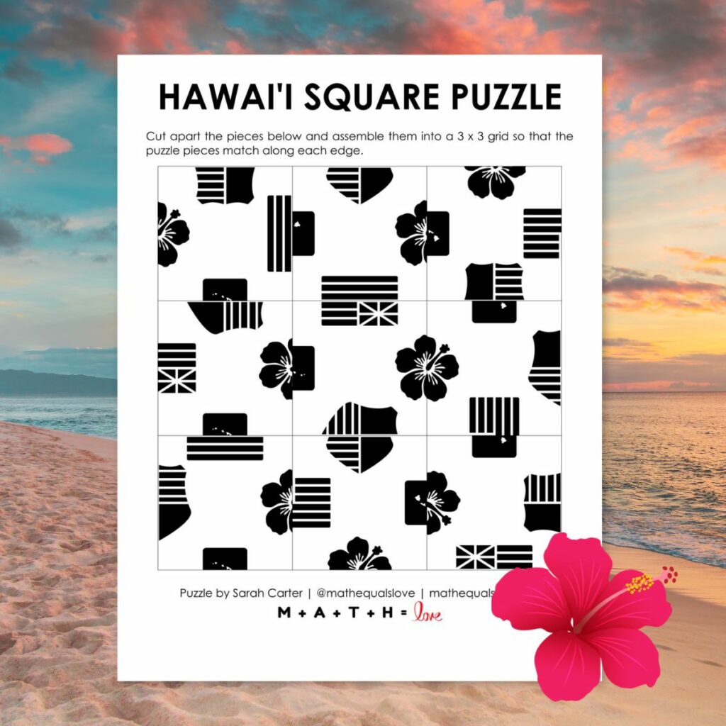 hawaii square logic puzzle. 