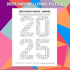 2026 Hidoku Logic Puzzles | Math = Love