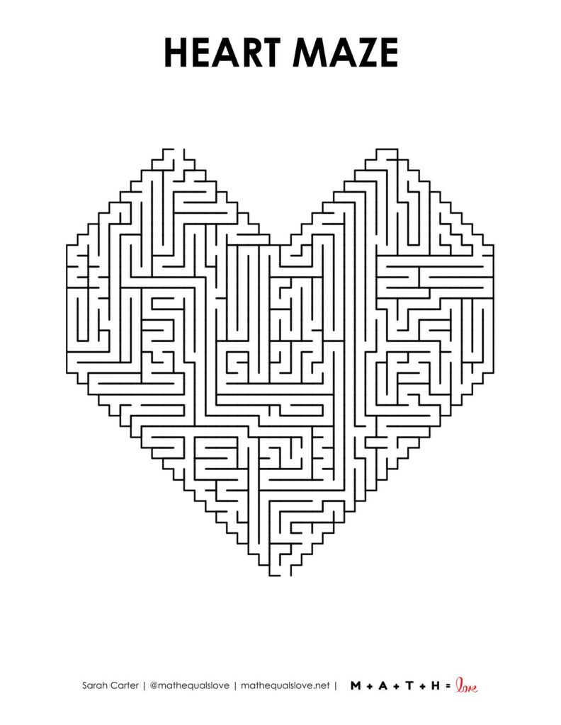 heart shaped maze level 5. 