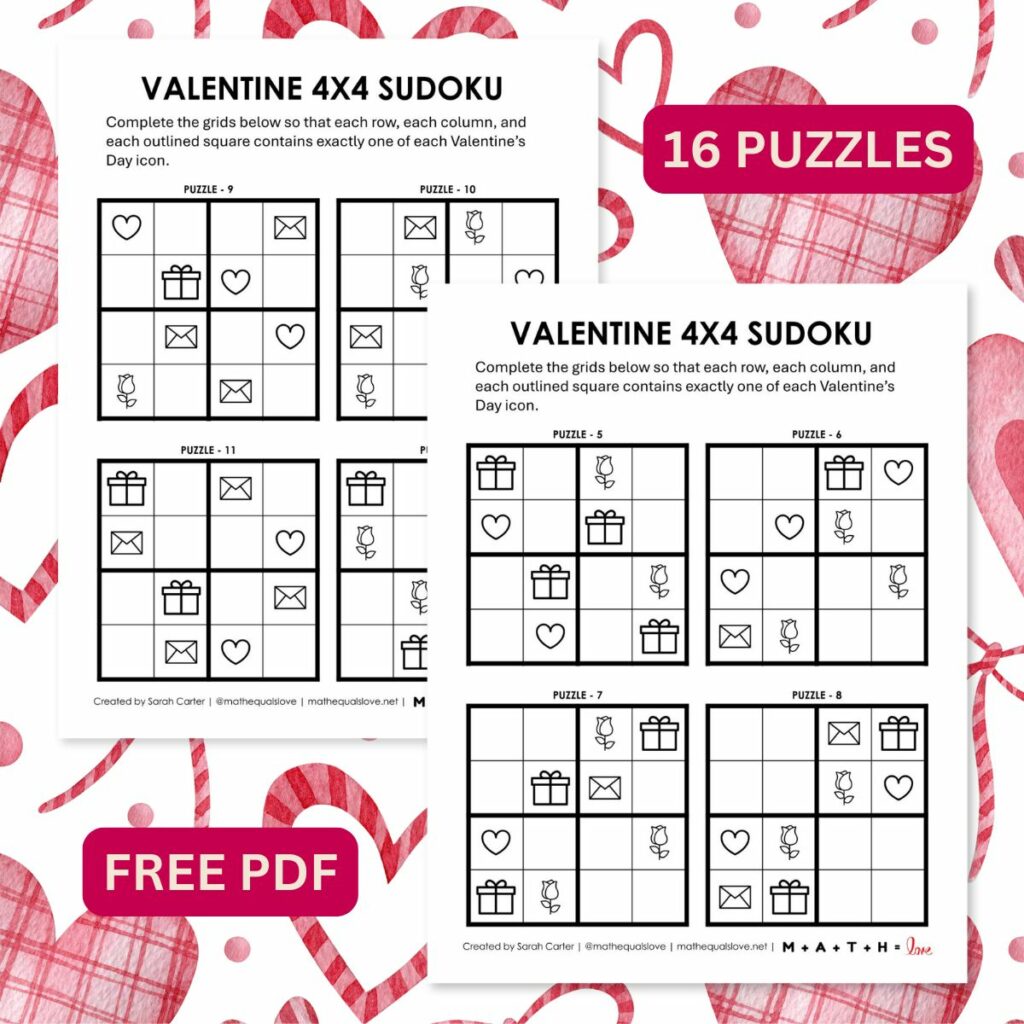 valentine easy sudoku