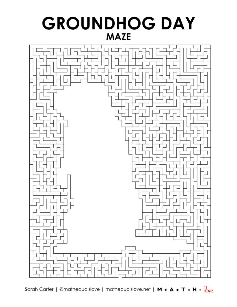 groundhog day maze level 3.