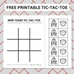 new years tic tac toe game.